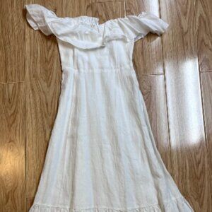 NWT* Aritzia Marmion Linen Dress | White, 8